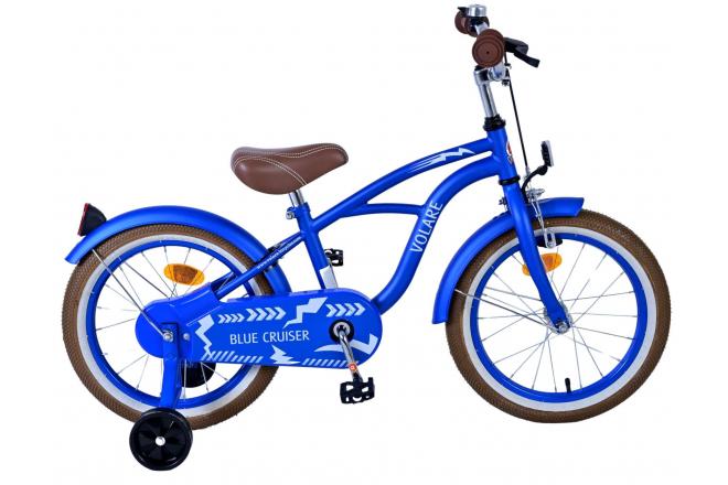 Volare Blue Cruiser 16 Inch Jongens Kinderfiets Blauw  +€10 Inruilkorting