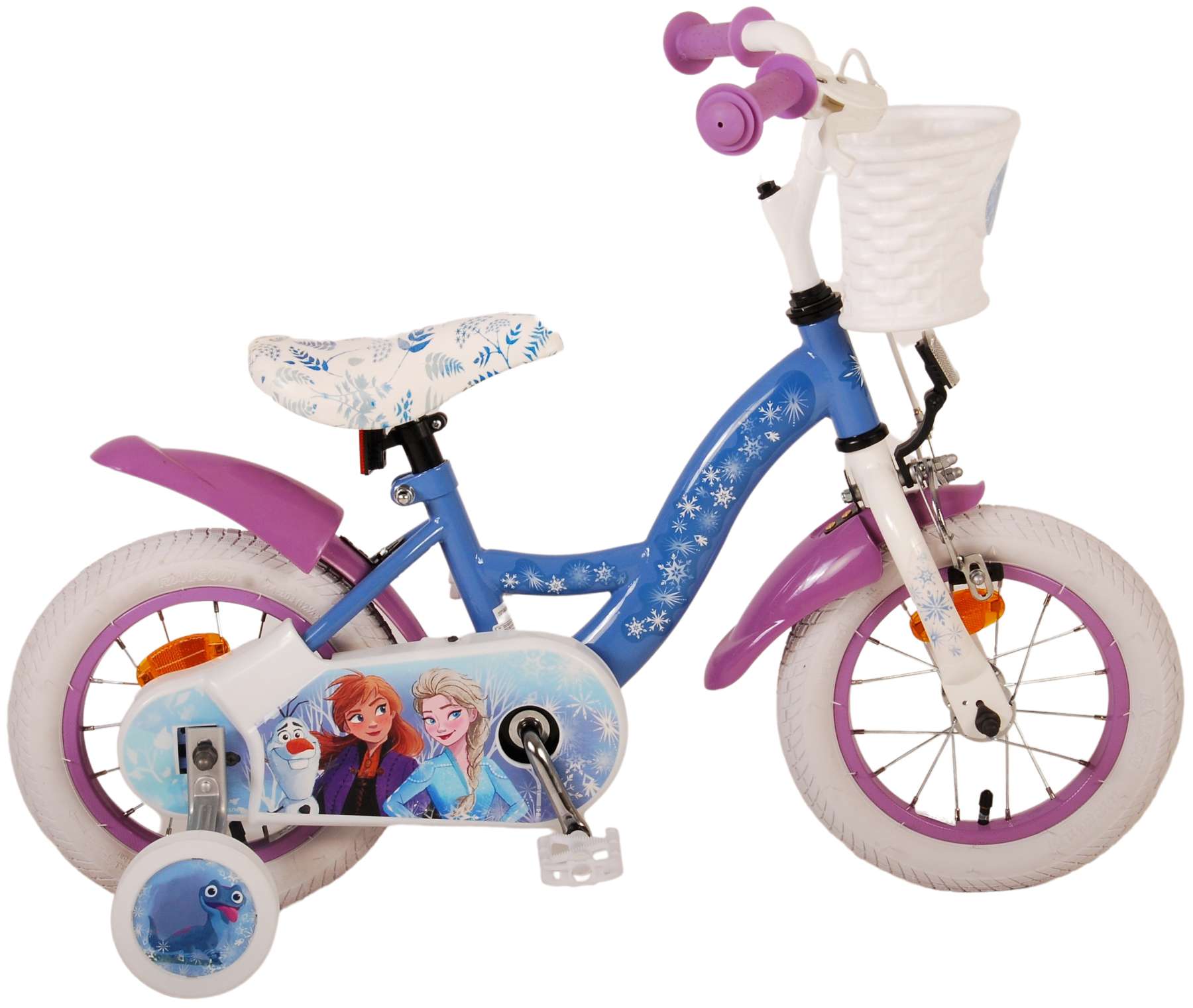 Volare Disney Frozen 2 12 Inch Meisjes Kinderfiets Paars