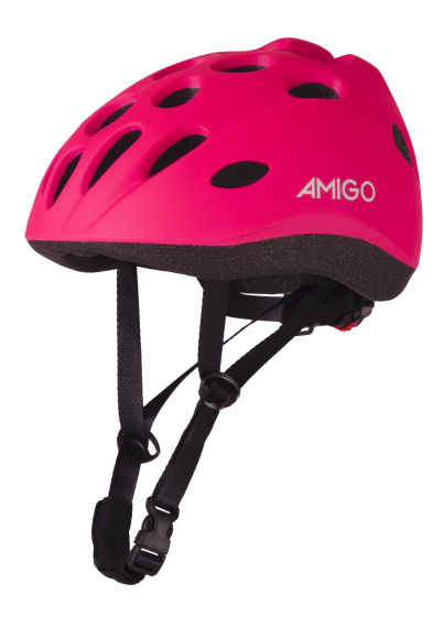 AMIGO Mini Mover Fietshelm Verstelbaar Roze Maat 52 56 cm (M)