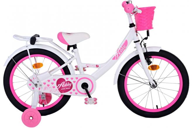 Volare Ashley Kinderfiets Meisjes 18 inch Wit