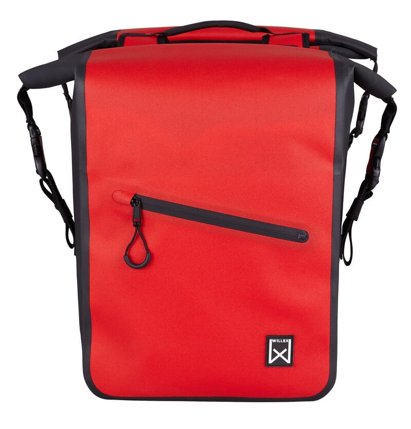 Willex Dubbele Tas Combi Waterdicht 40L Rood