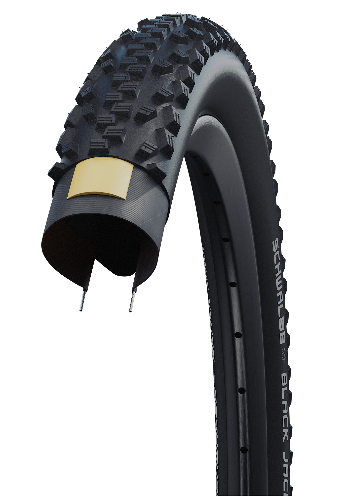 Schwalbe Smart sam buitenband 24x1.90 (47-507) k-guard zwart (label)