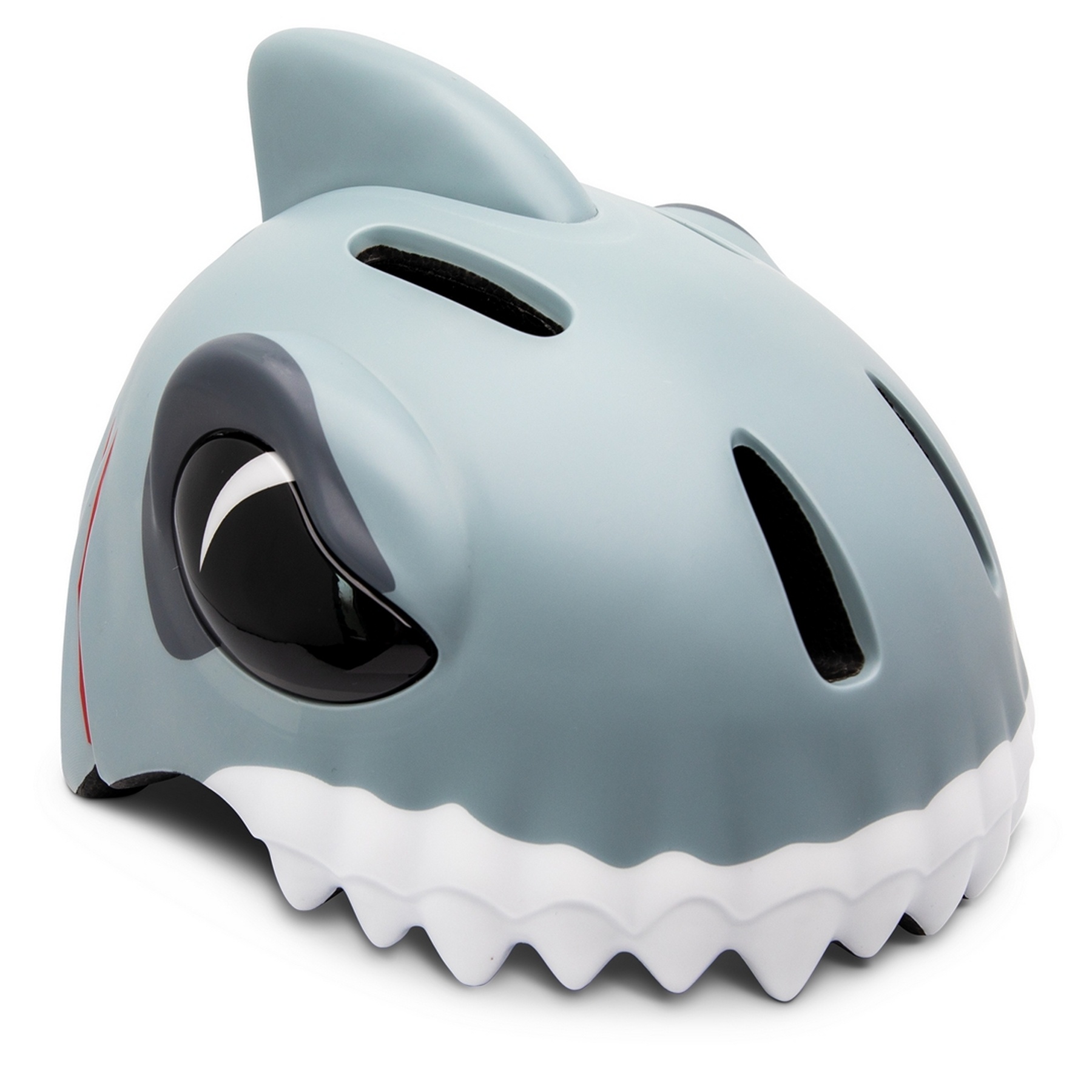 Crazy Stuff Kinderhelm / Fietshelm Witte Haai / White Shark Small 49-55 cm