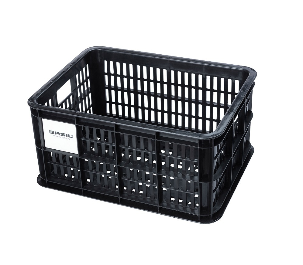 Basil Fietskrat Crate S 17,5L Black MIK 2.0