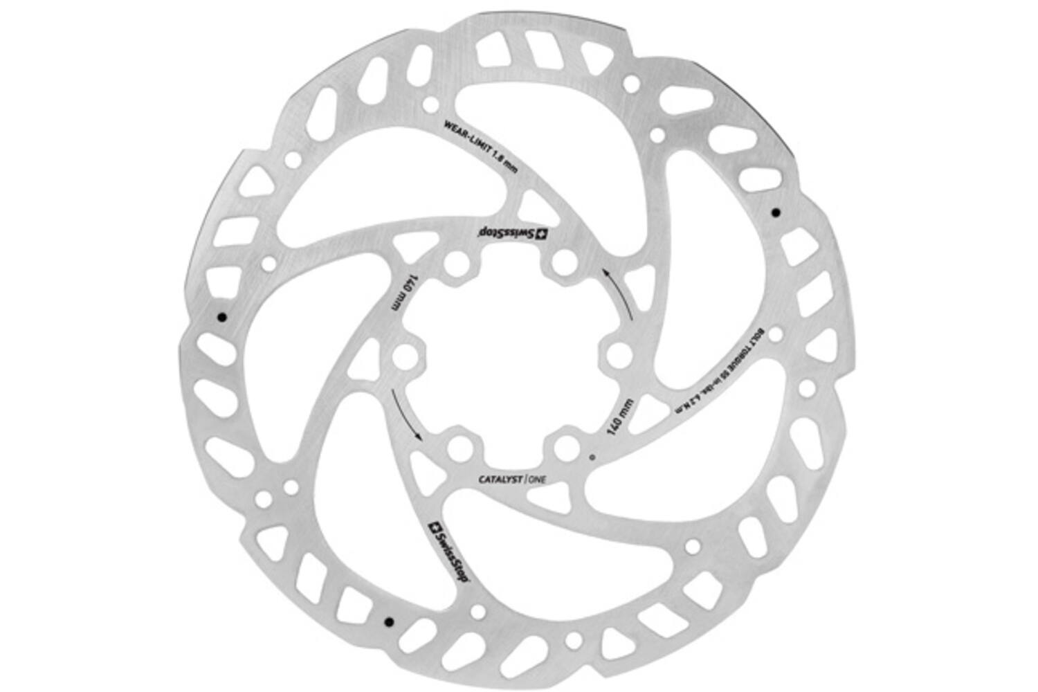 Swissstop Swissstop remschijf catalyst one 6 bolt 140mm