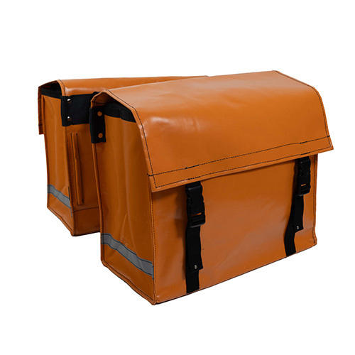 Beck Dubbele fietstas Nostalgic 52L Orange