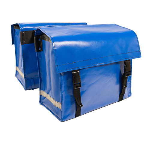 Beck Dubbele fietstas Nostalgic 52L Blue