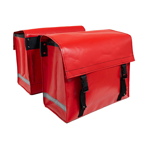 Beck Dubbele fietstas Nostalgic 52L Red