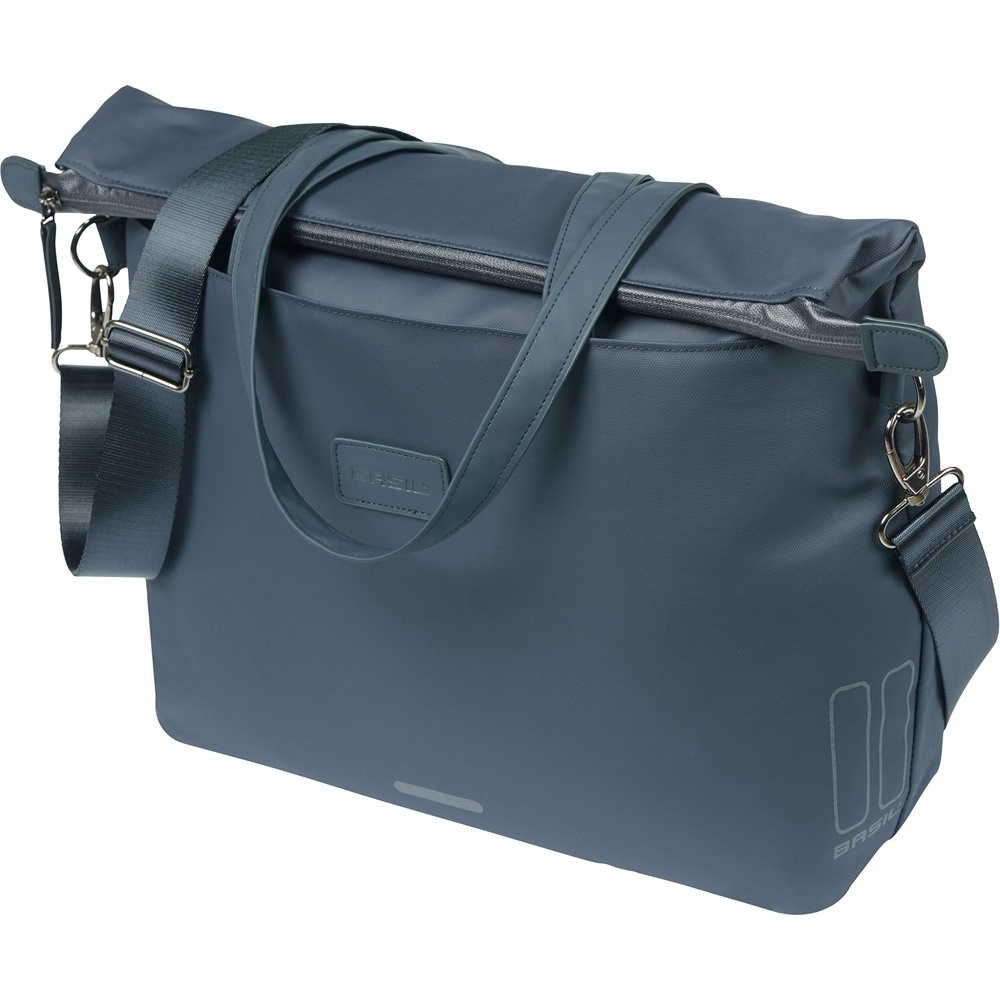 Basil Enkele fietstas Manhattan Commuter 12L Navy