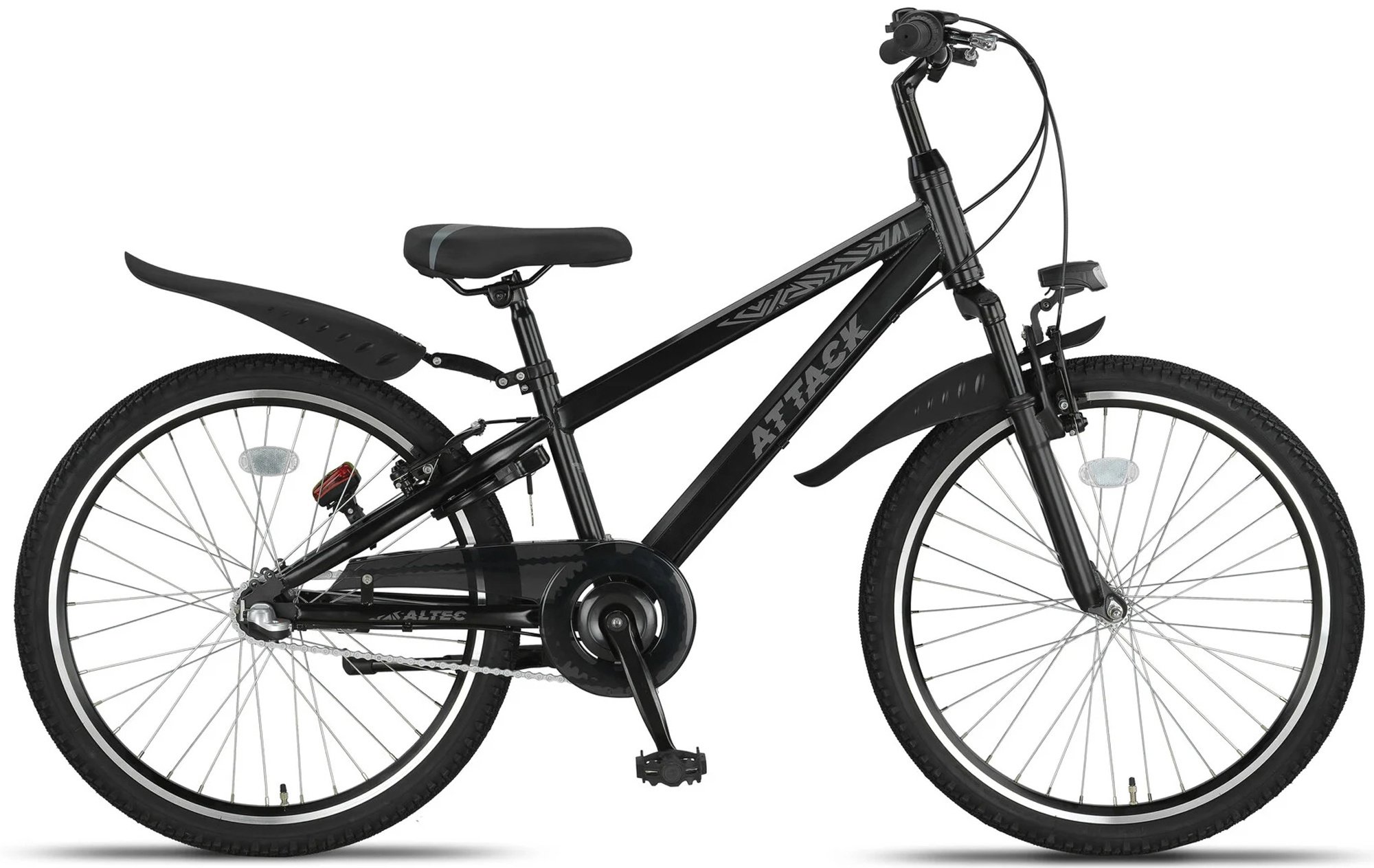 Altec Attack Kinderfiets Jongens 24 inch 3v