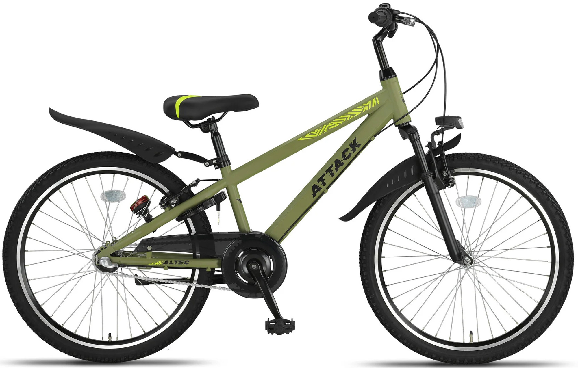 Altec Attack Kinderfiets Jongens 24 inch 3v