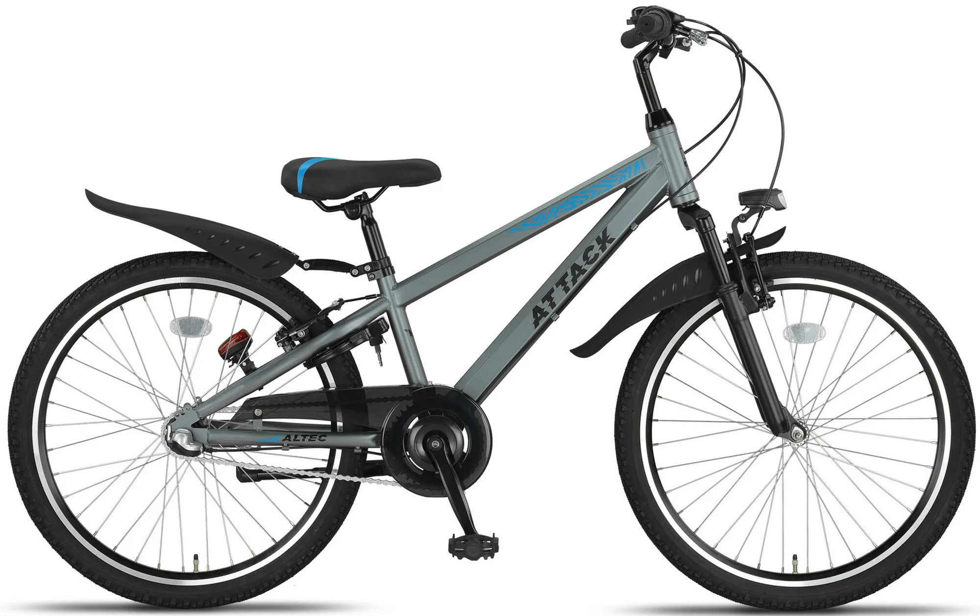 Altec Attack Kinderfiets Jongens 24 inch 3v
