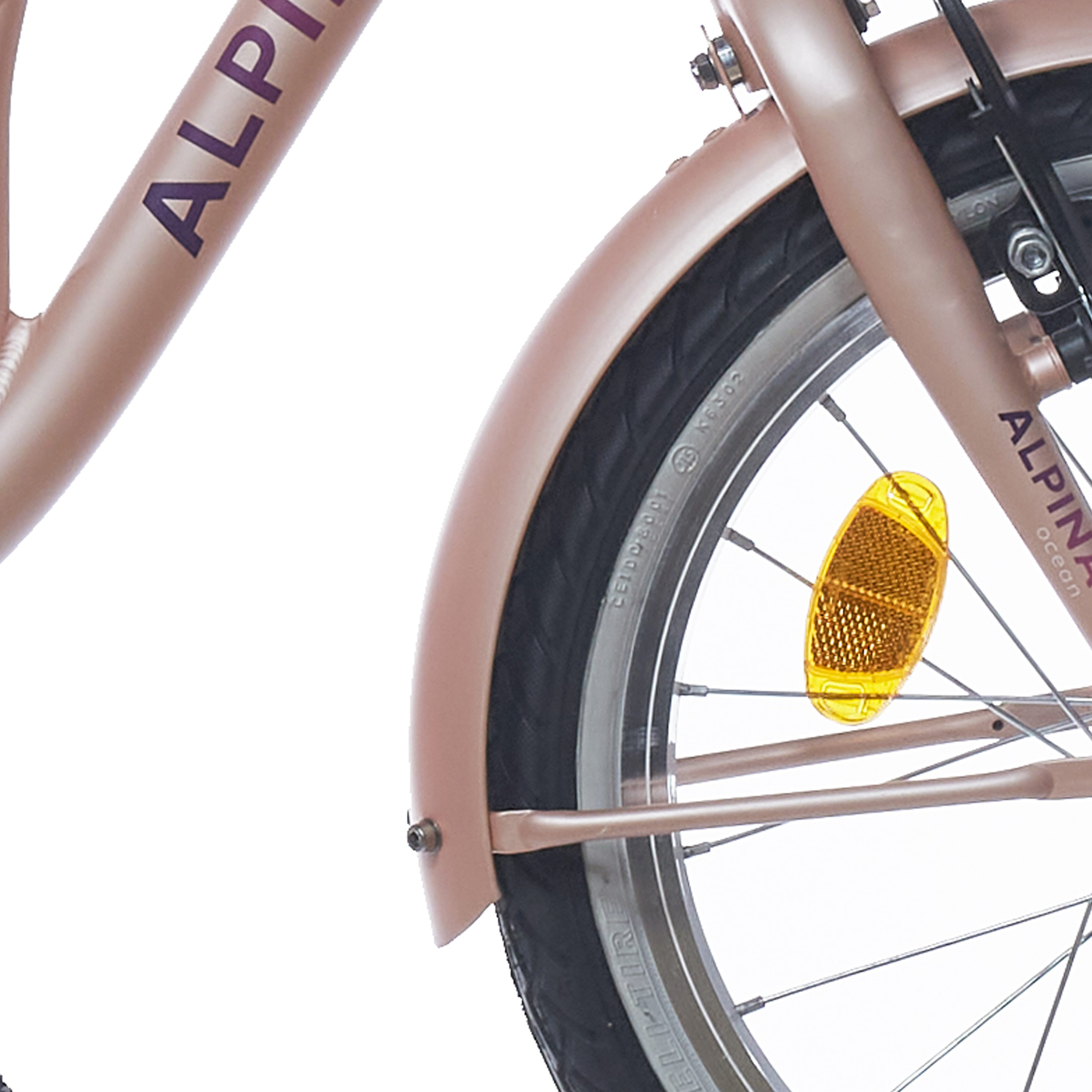 Alpina Spatbord set + stang 18 Ocean misty pink matt
