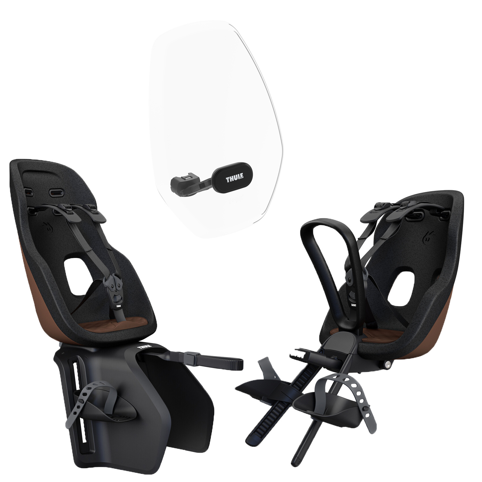 Thule Yepp Nexxt 2 compleet pakket met extra voordeel Chcolate Brown