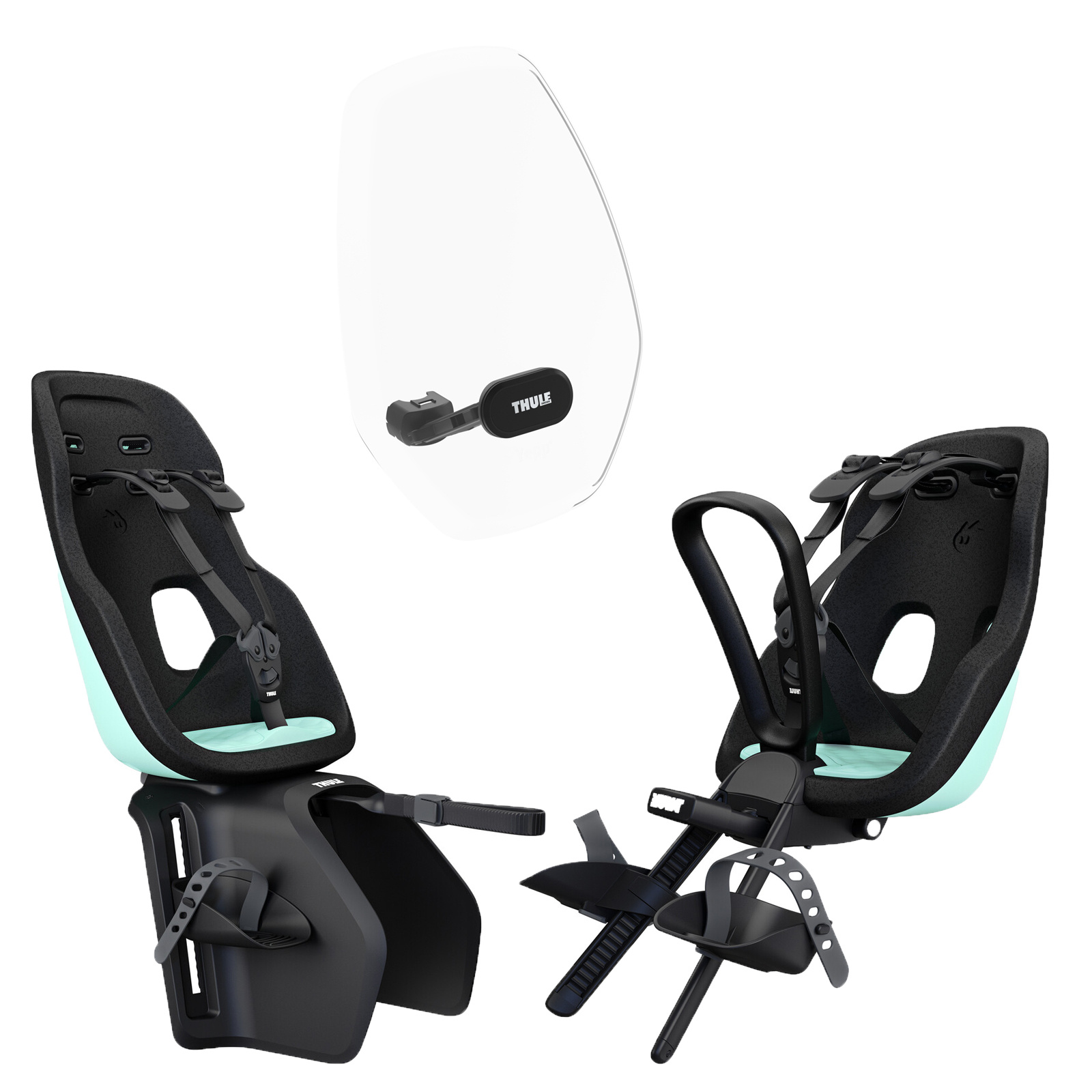 Thule Yepp Nexxt 2 compleet pakket met extra voordeel Mint Green