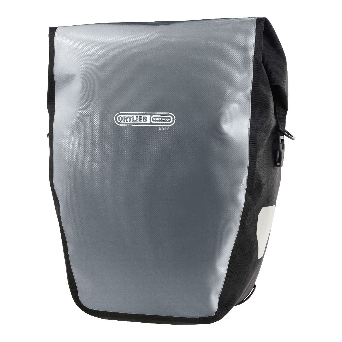 Ortlieb Enkele Fietstas Back-Roller Core QL 2.1 Alu Grey - 20L