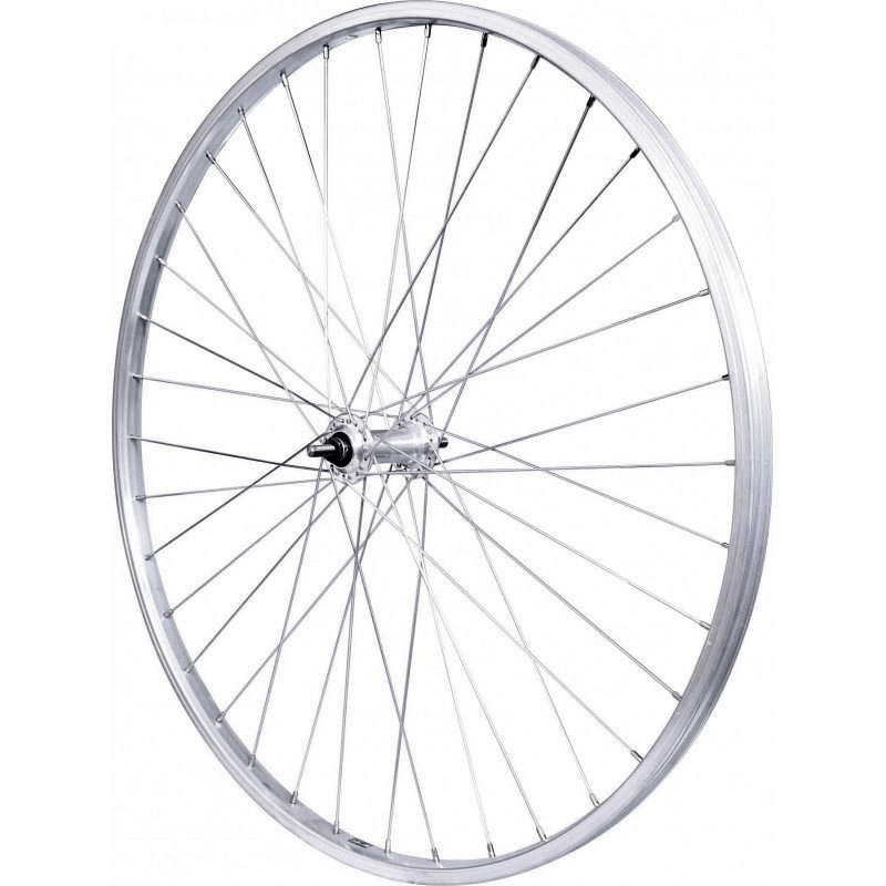 Velox Voorwiel M110 28 vaste as alu zilver