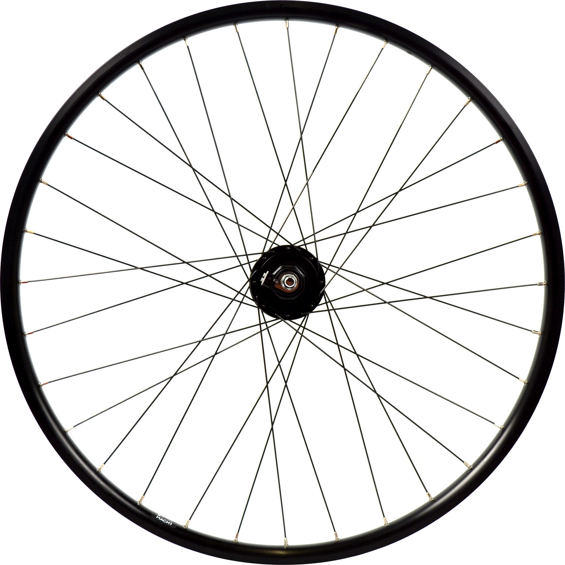 Shimano Voorwiel M910 28 dyn. disc zwart