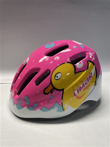 Limar Kinder helm s 46-52cm  duck in tub roze