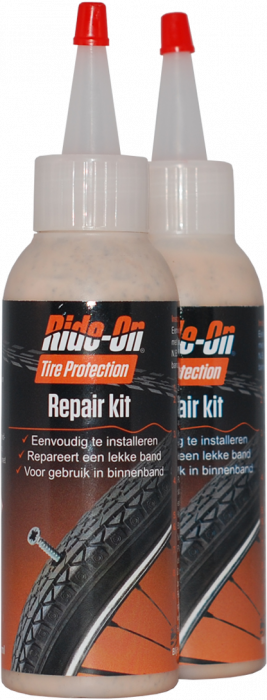 Ride-on Bandensealant  voor dames en herenfiets (2x 125 ml)