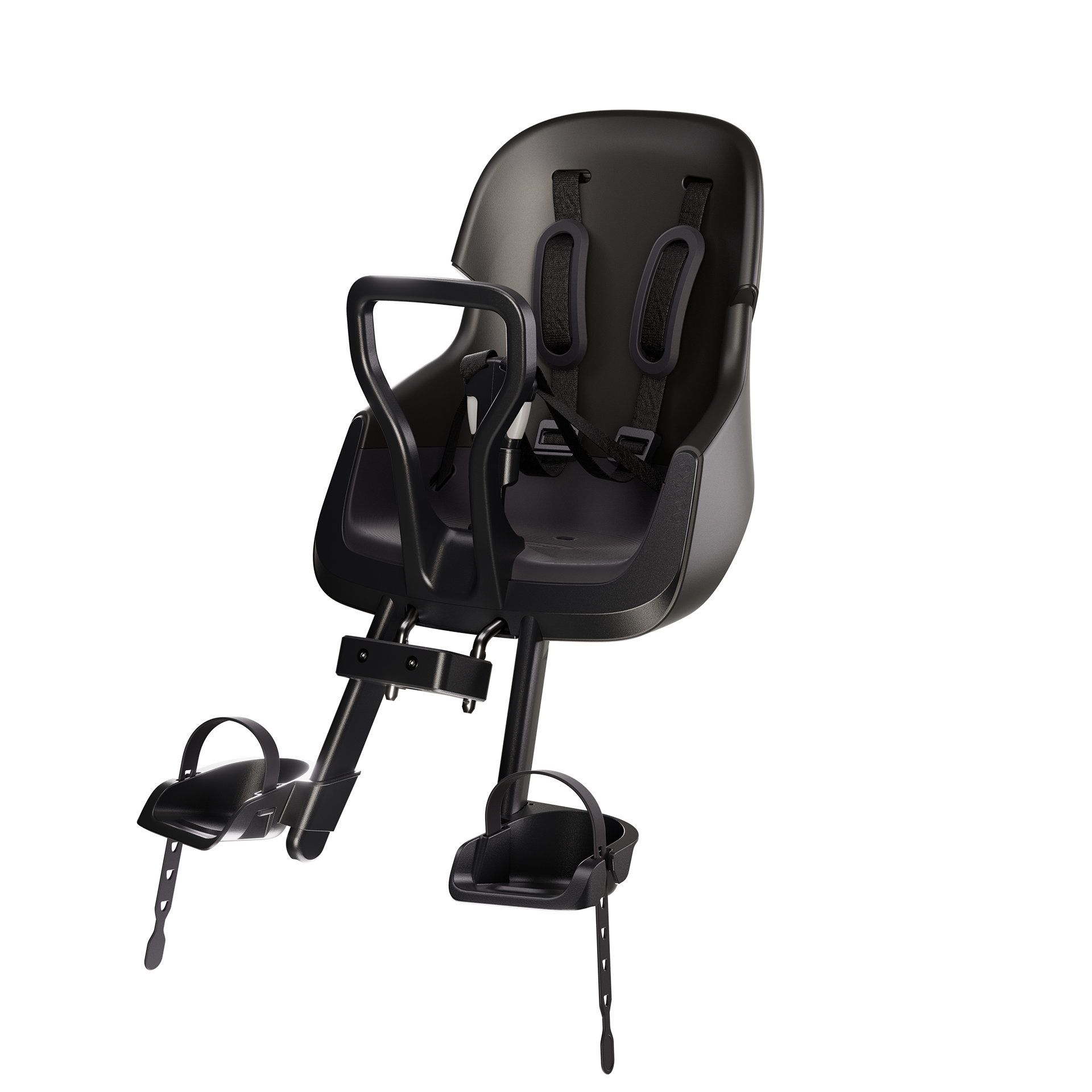 Bobike Mini Exclusive Evolve Urban Black Voorstoeltje