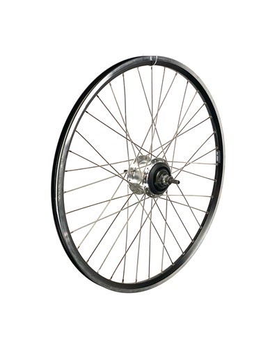 Exus Achterwiel 26x1.75 sterk zwart nexus 7 rollerbrake 13