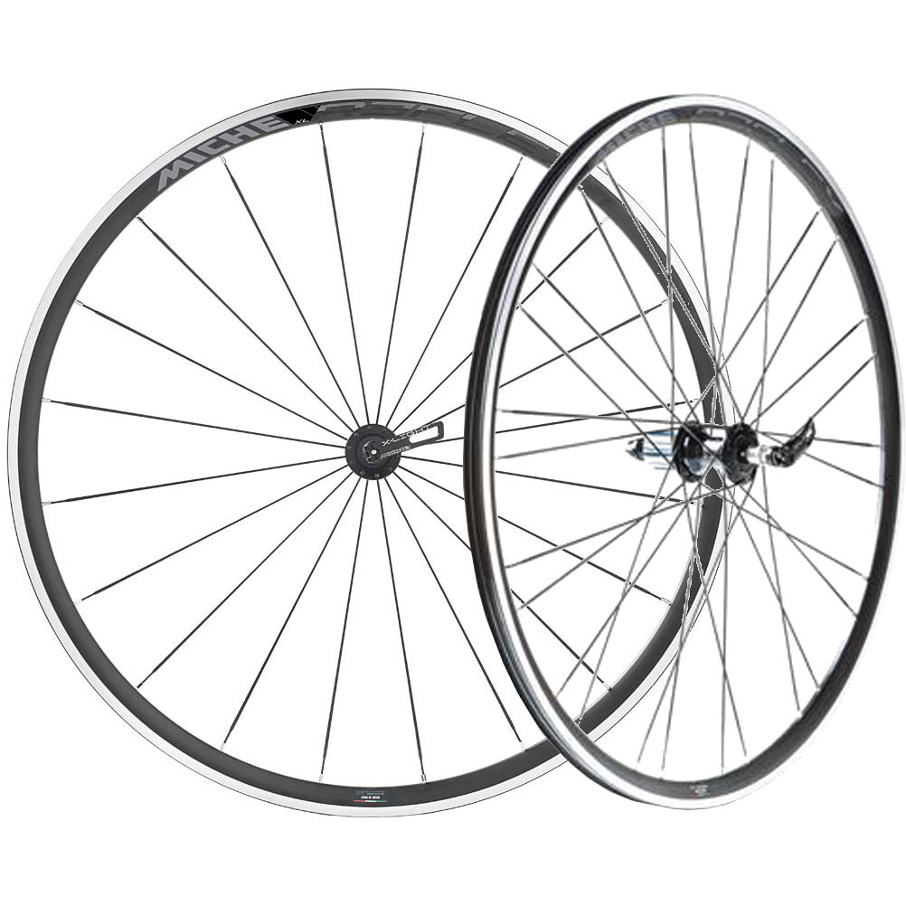 Miche Wielset REFLEX XL zilver velgrem clincher passing