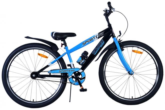 Volare Sportivo 26 Inch 33 cm Jongens Terugtraprem Blauw/Zwart