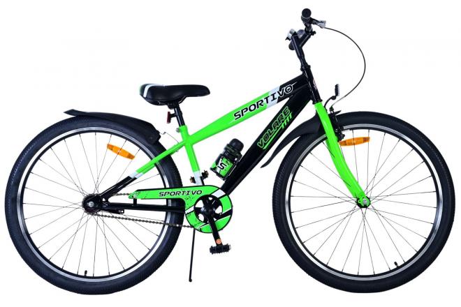 Volare Sportivo 26 Inch 33 cm Jongens Terugtraprem Groen/Zwart