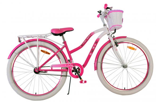 Volare Lovely 26 Inch 36 cm Meisjes Terugtraprem Roze/Wit