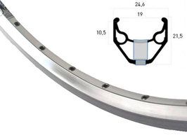 Rigida Velg ryde 28 (622) zac-2000 36/14 zilver (geslepen)