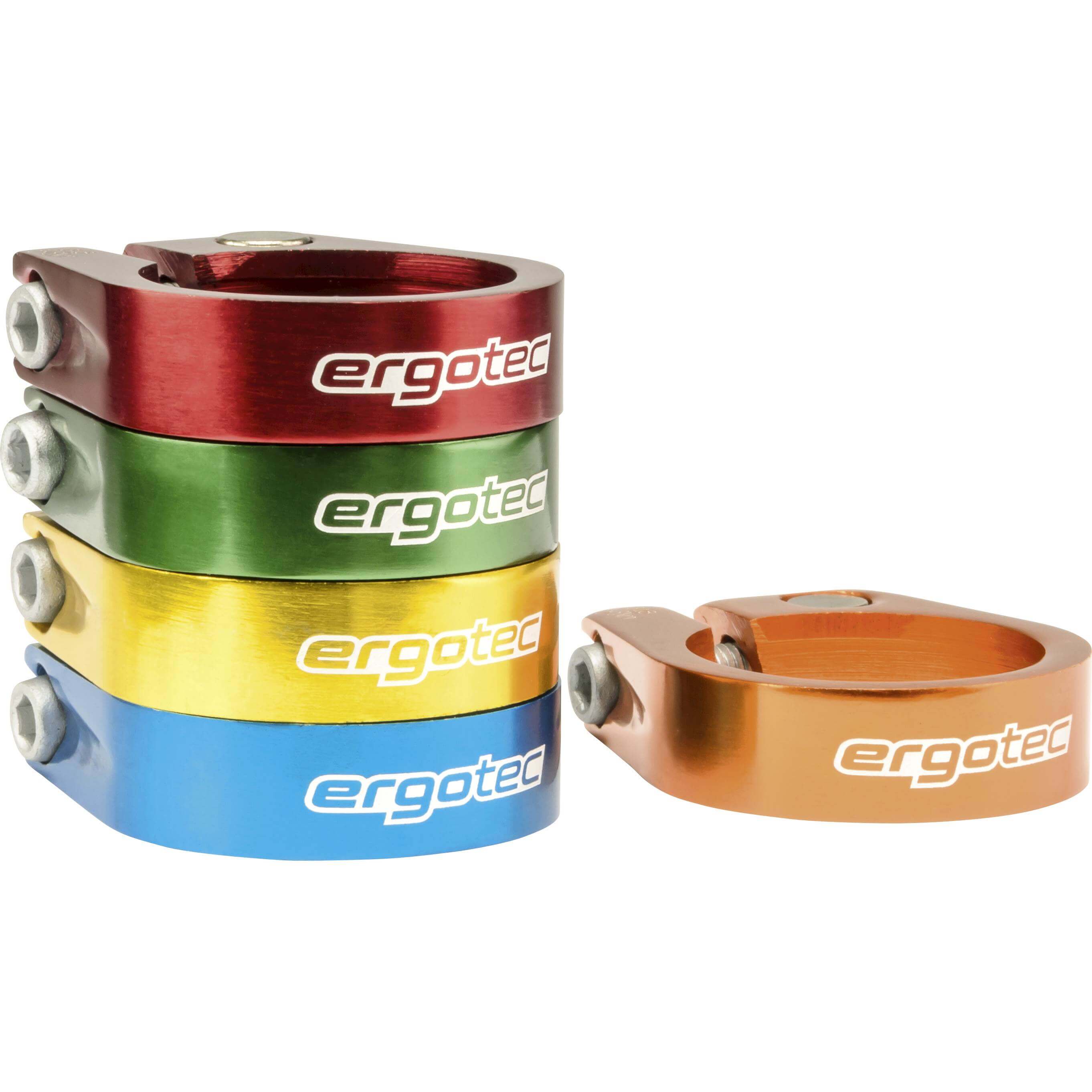 Ergotec zadelpenklem sci-105 31,8 rood geeloxeerd