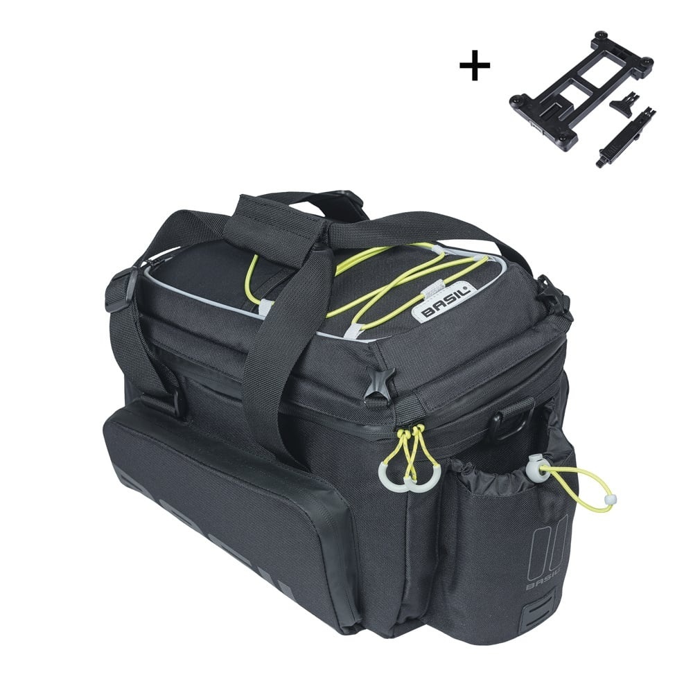 Basil Miles Trunkbag XL Pro MIK 2.0 9-36L Bagagedragertas Black Lime