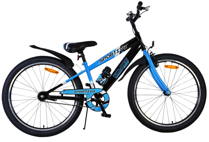 Volare Sportivo 24 Inch 31 cm Jongens Terugtraprem Blauw/Zwart