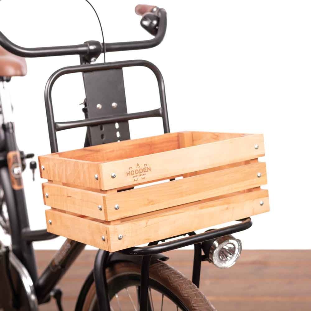 Wooden Amsterdam Houten Fietskrat M
