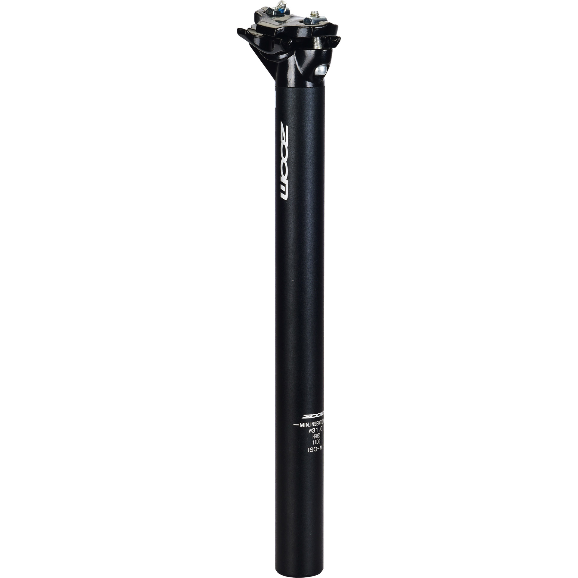 Zoom vaste zadelpen ATB ø30,9 350mm 2-bouts zwart