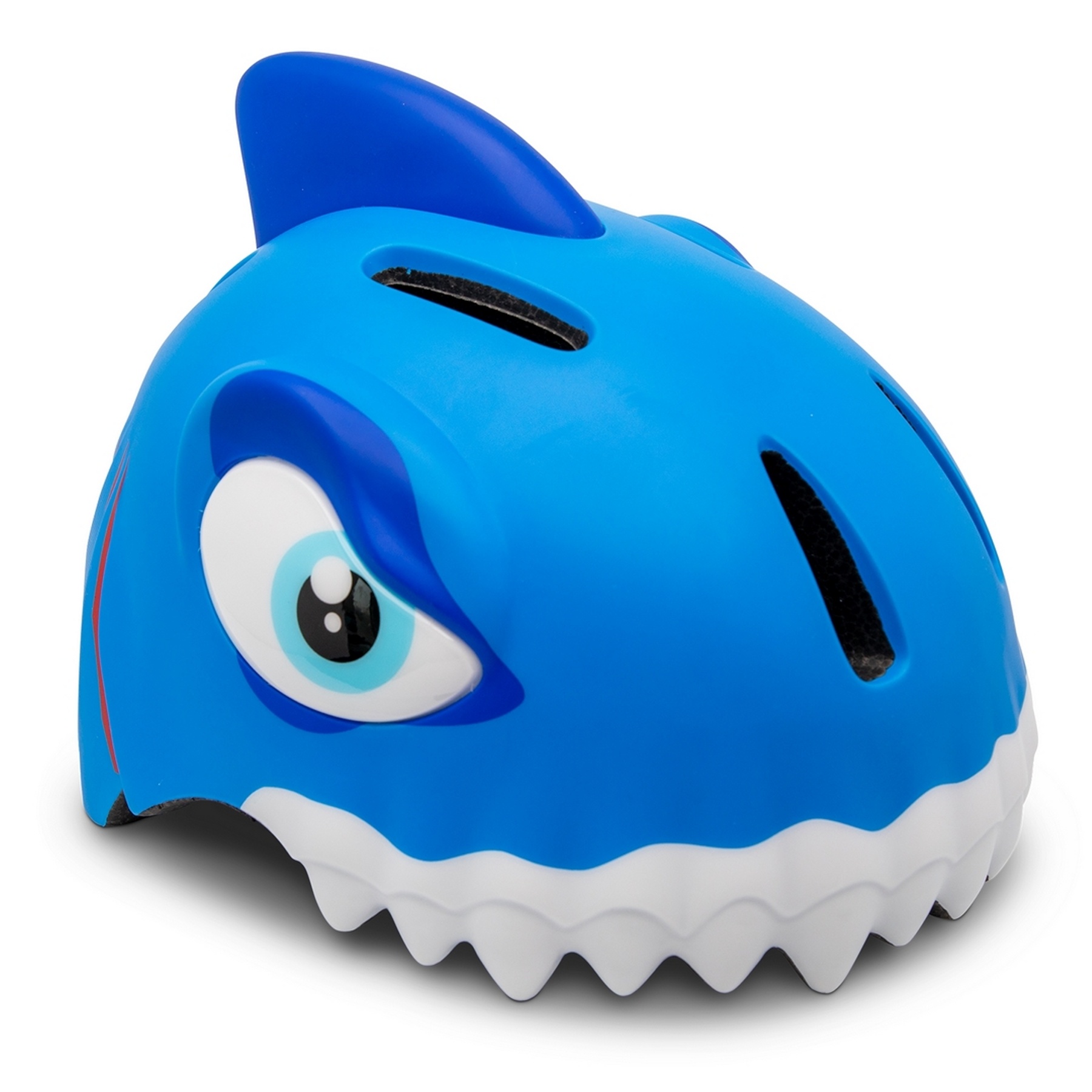 Crazy Stuff Kinderhelm / Fietshelm Blauwe Haai / Blue Shark Small 49-55 cm