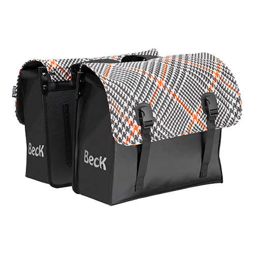 Beck Dubbele fietstas Classic Tweed 46L