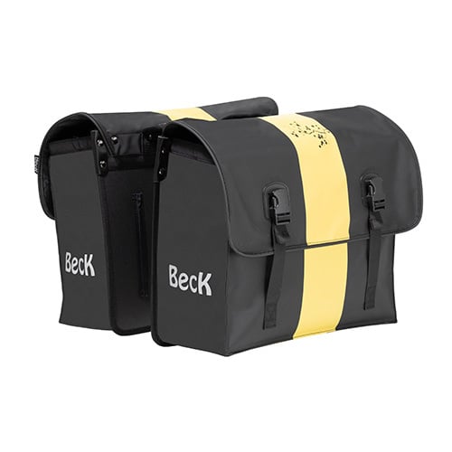 Beck Dubbele fietstas Classic Lemon Drop 46L