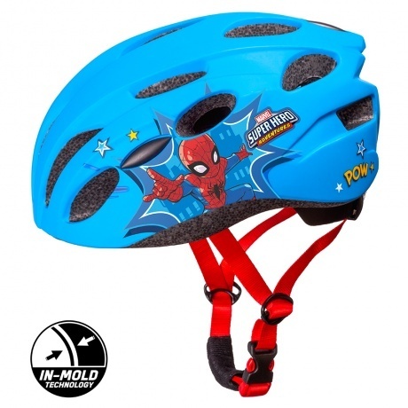 Seven Polska Kinderhelm Fietshelm S Spiderman Blauw