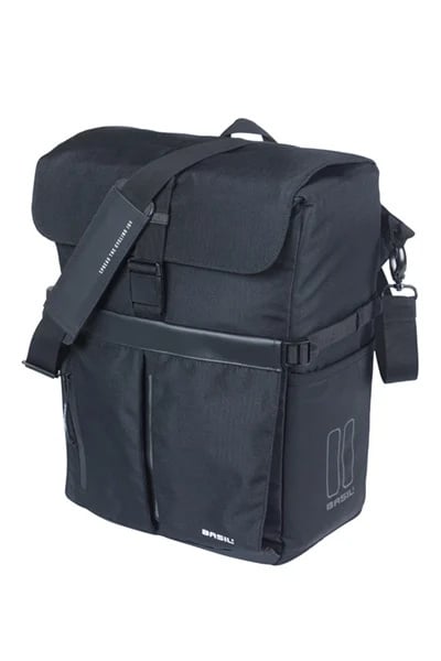 Basil Enkele Fietstas Move MIK Hooks 15L Zwart