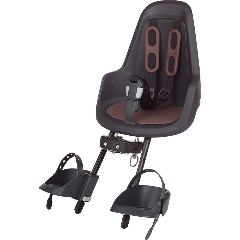 Bobike Voorzitje ONE Mini Eco Zwart/Bruin