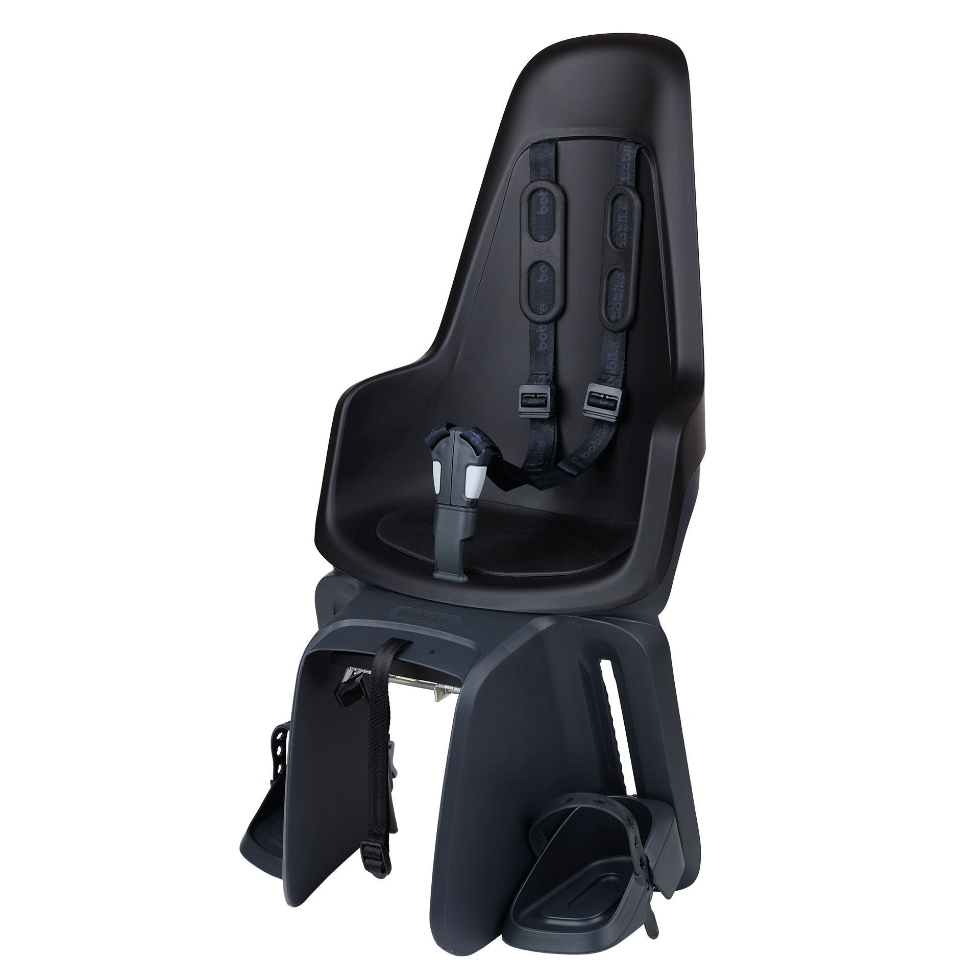 Bobike Maxi One Urban Black drager bev Achterstoeltje