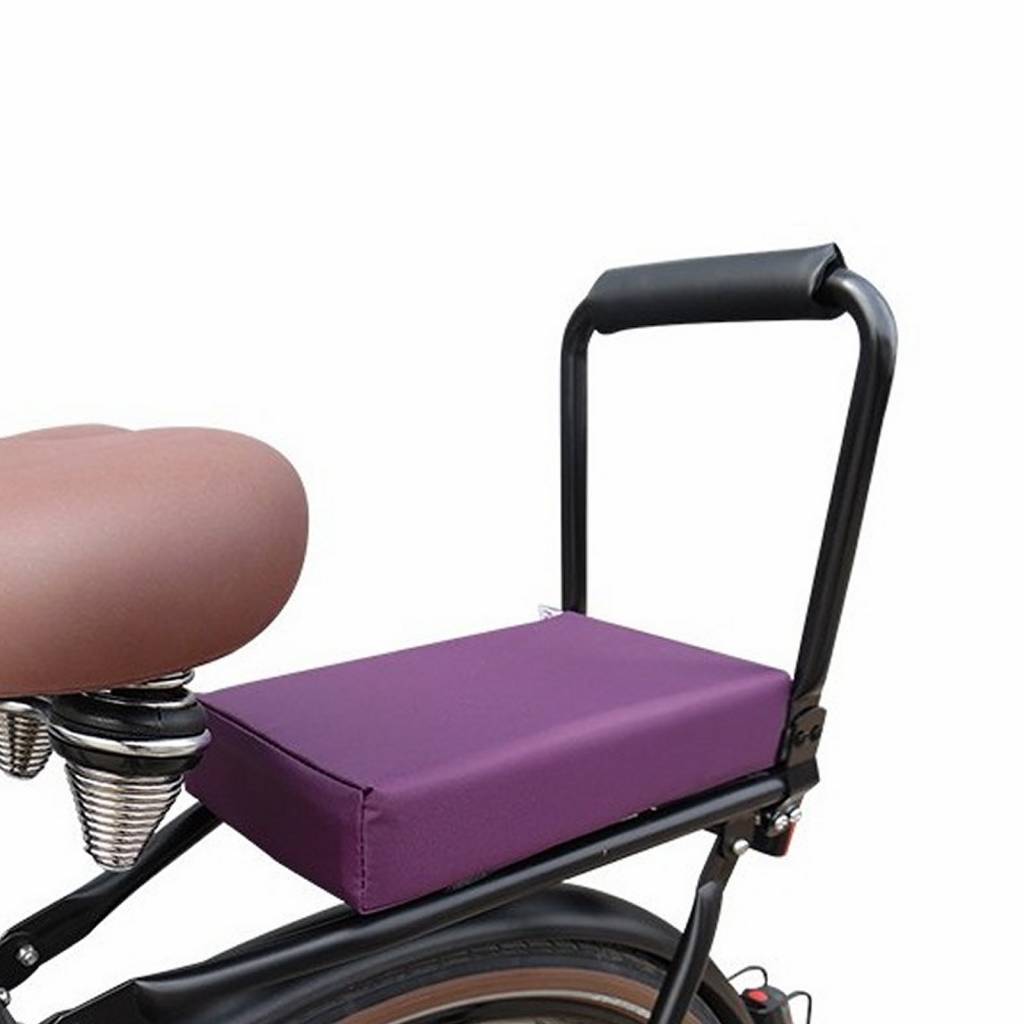 Flo en Zo Bagagedragerkussen Fietskussen Aubergine