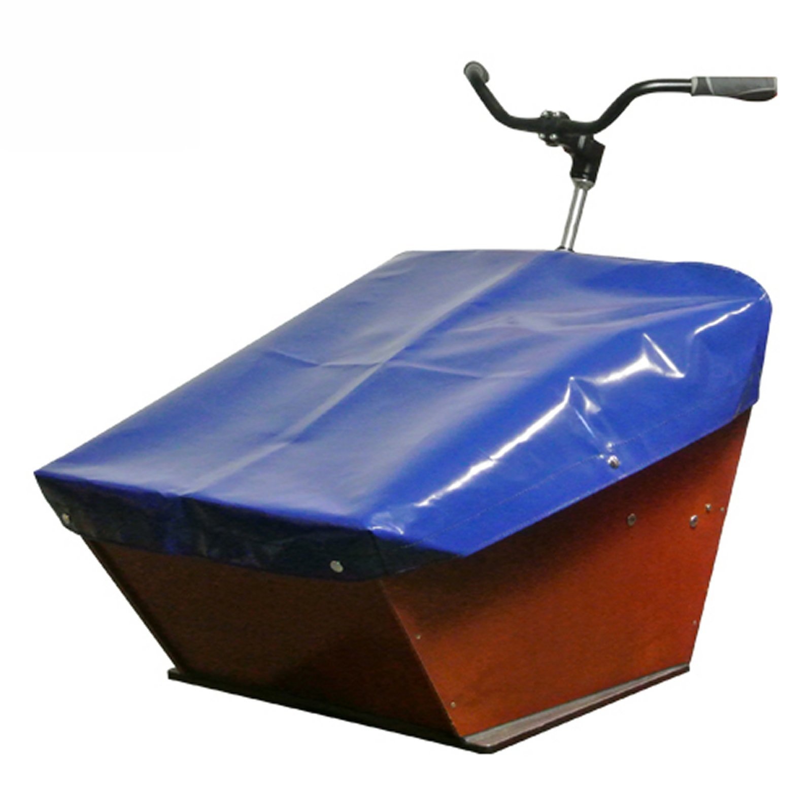 De Poort Dekzeil Bakfiets Kort Blauw