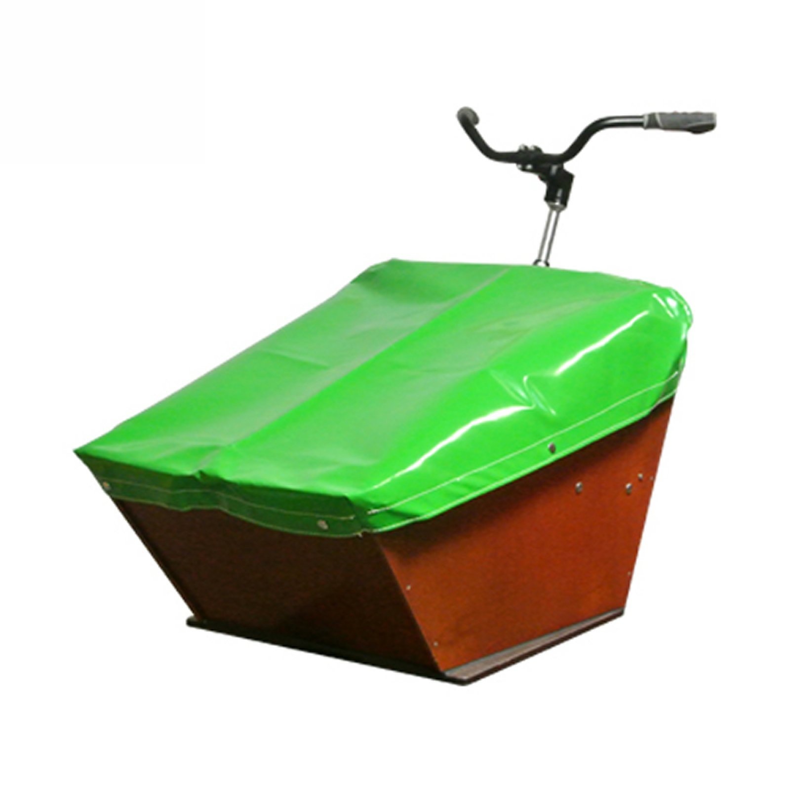De Poort Dekzeil Bakfiets Kort Appelgroen
