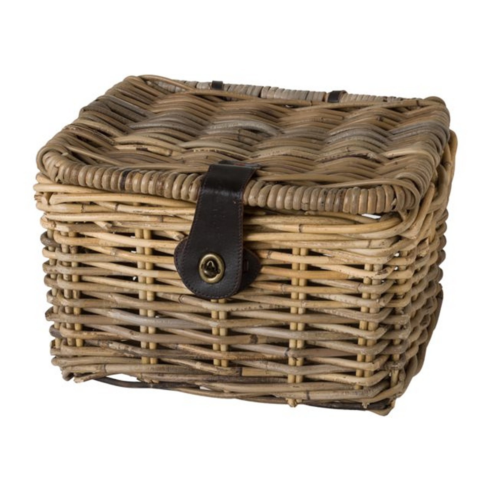 Fast Rider Rotan Fietsmand Junior Met Klep Naturel