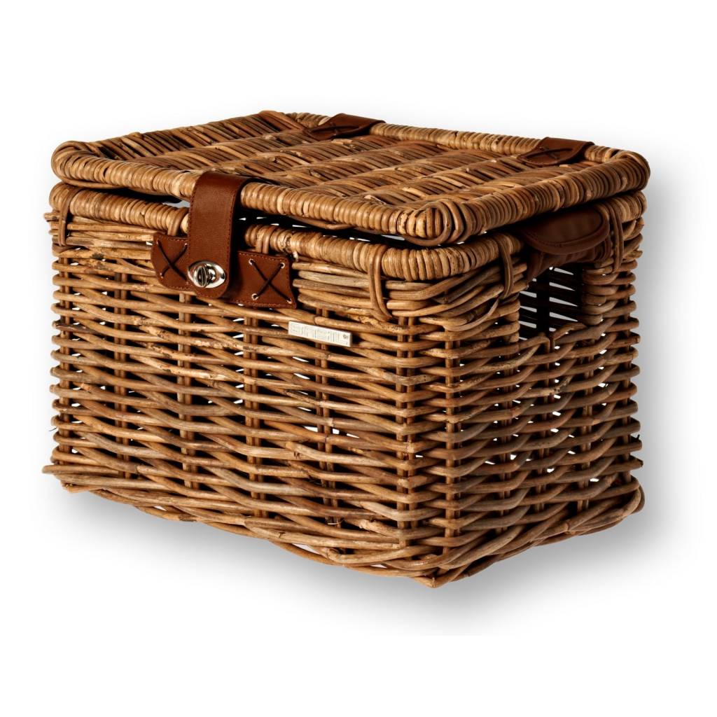 Basil Mand riet denton basket M 35x26x26 nature brown