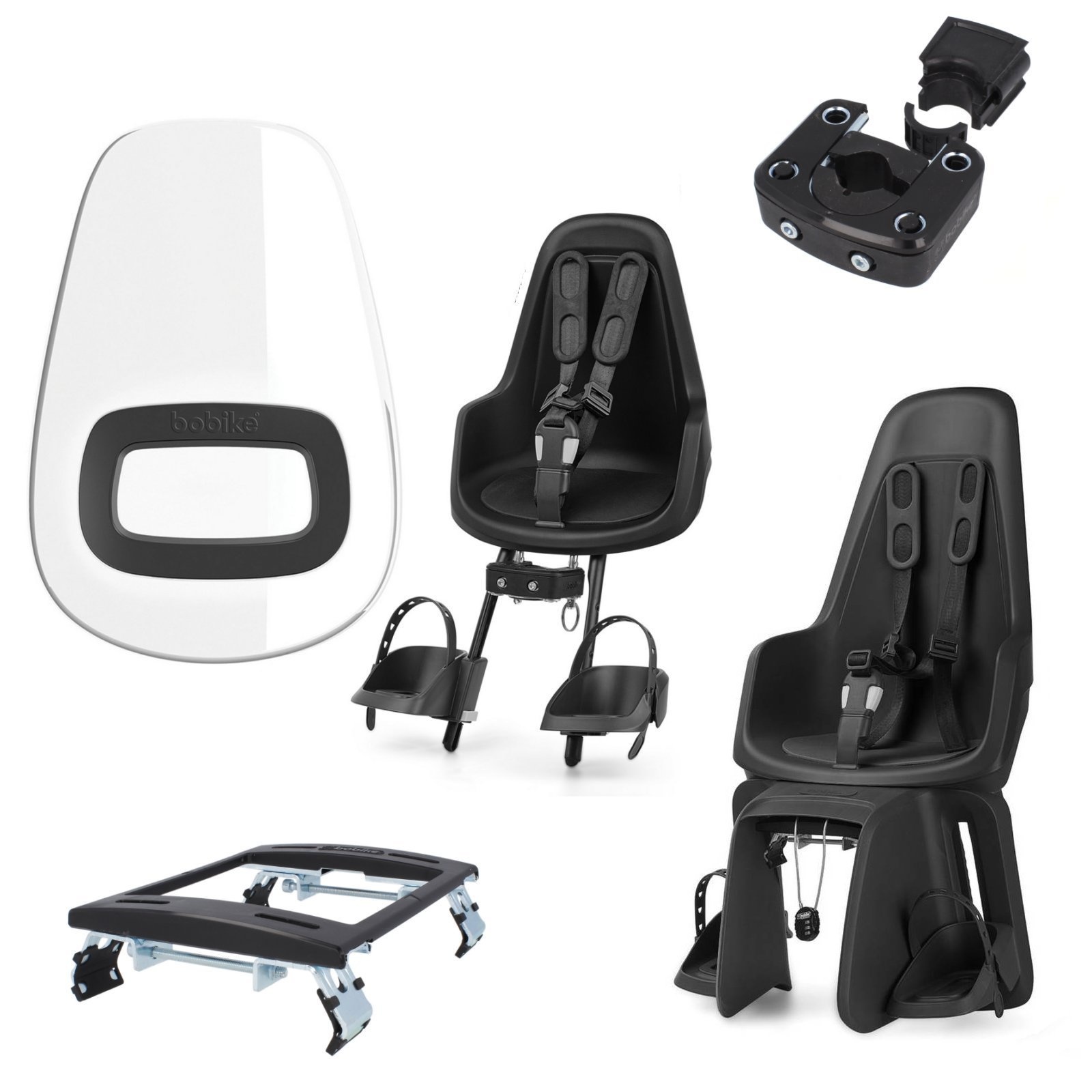Bobike One compleet pakket met extra voordeel Urban Black