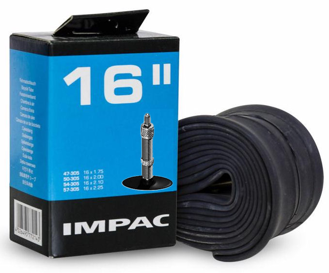 Impac binnenband (by schwalbe) dv16 16x1.75/2.35 etrto 47/57-305, ventiel: blitz/holland 26mm